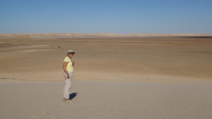 seuls sur la "dune Blanche"